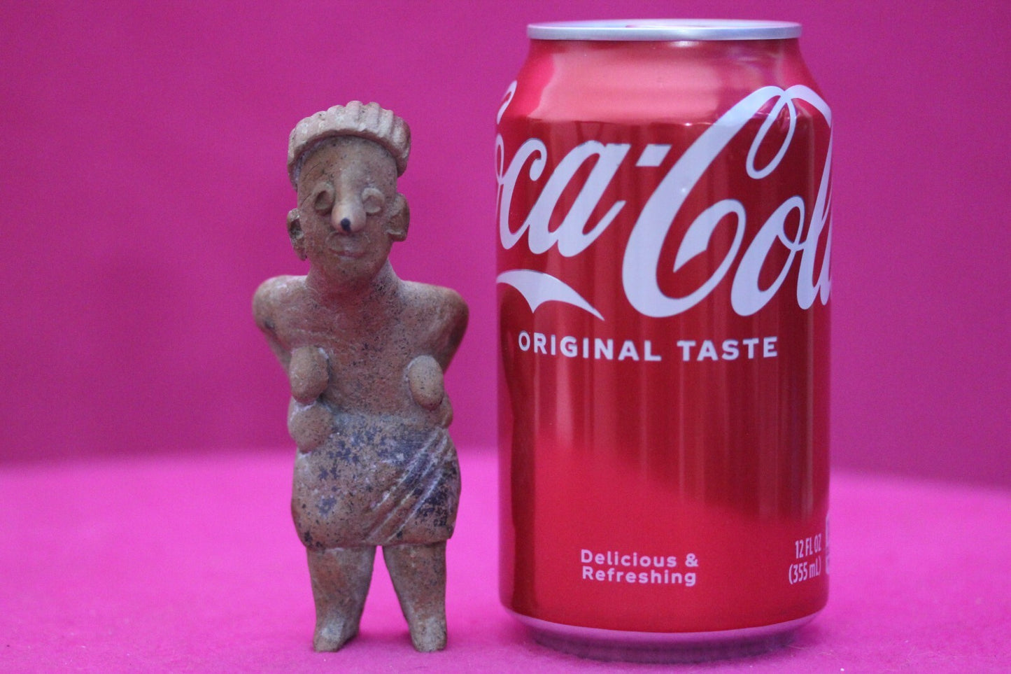 Authentic Pre Columbian Artifact Rare Grandma Tomb Figure Colima Mexico COA 153