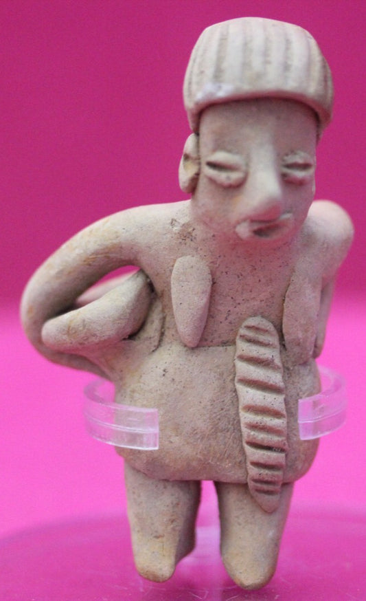 Pre Columbian Artifact Authentic Rare Grandma Tomb Figure Colima Mexico COA 147