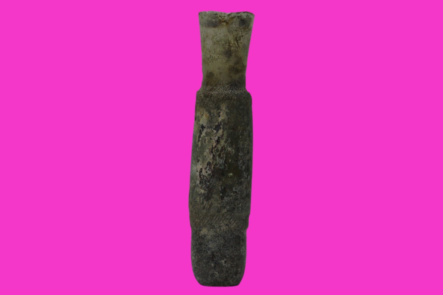 Authentic Persian Artifact Glass Bottle 900-1000 AD Silk Road Hoard COA J31