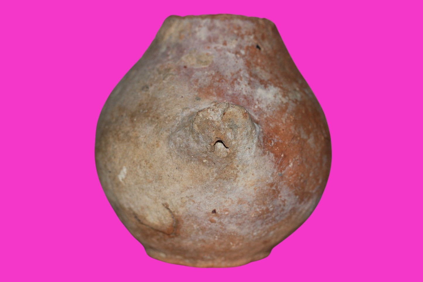 Ancient Holy Land Artifact 5500 Year Old Jar Before Abraham 3500 BC COA J144