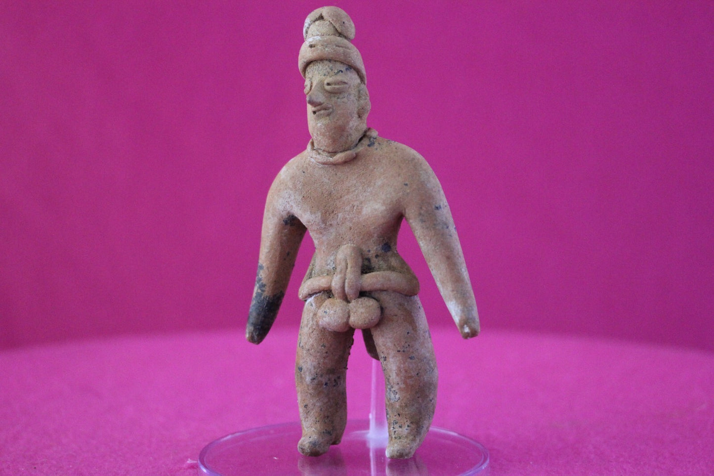 Authentic Pre Columbian Artifact Tomb Figure Colima Mexico 100 BC-250 AD COA 163