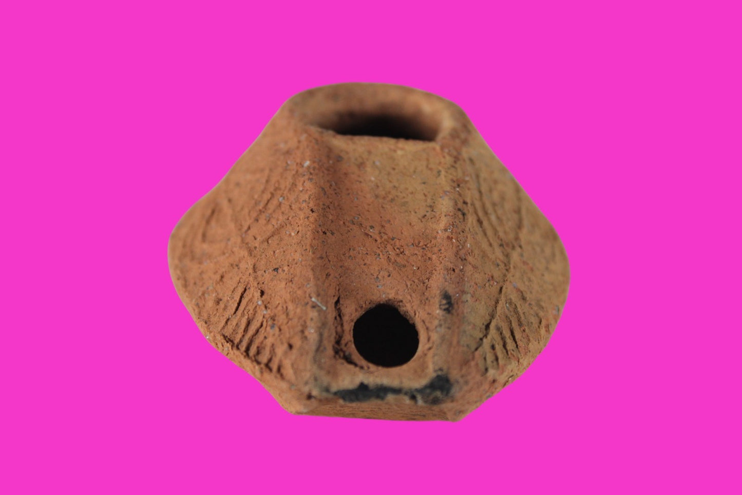 Oil Lamp Holy Land Ancient Artifact Jesus Christ Home Israel 300-600 AD COA 130