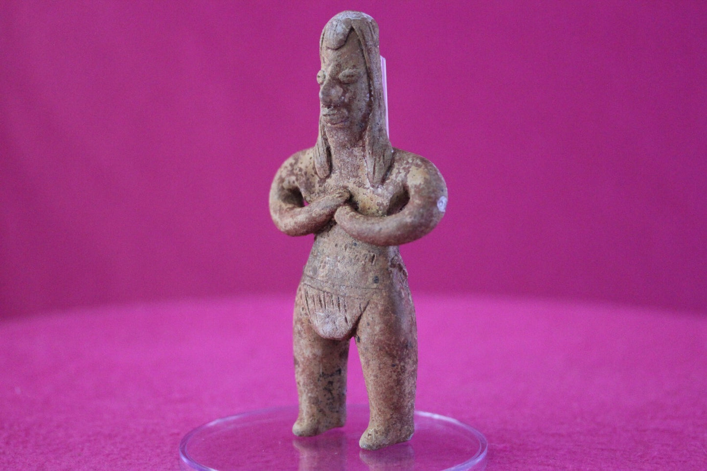 Authentic Pre Columbian Artifact Pretty Lady Tomb Figure Colima Mexico COA 176