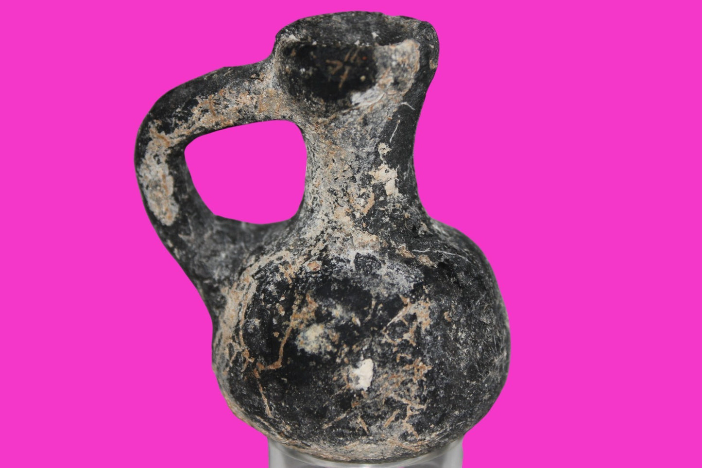 Ancient Holy Land Artifact King David Mini Jugglet Christ Home Land 1000BC COA 3