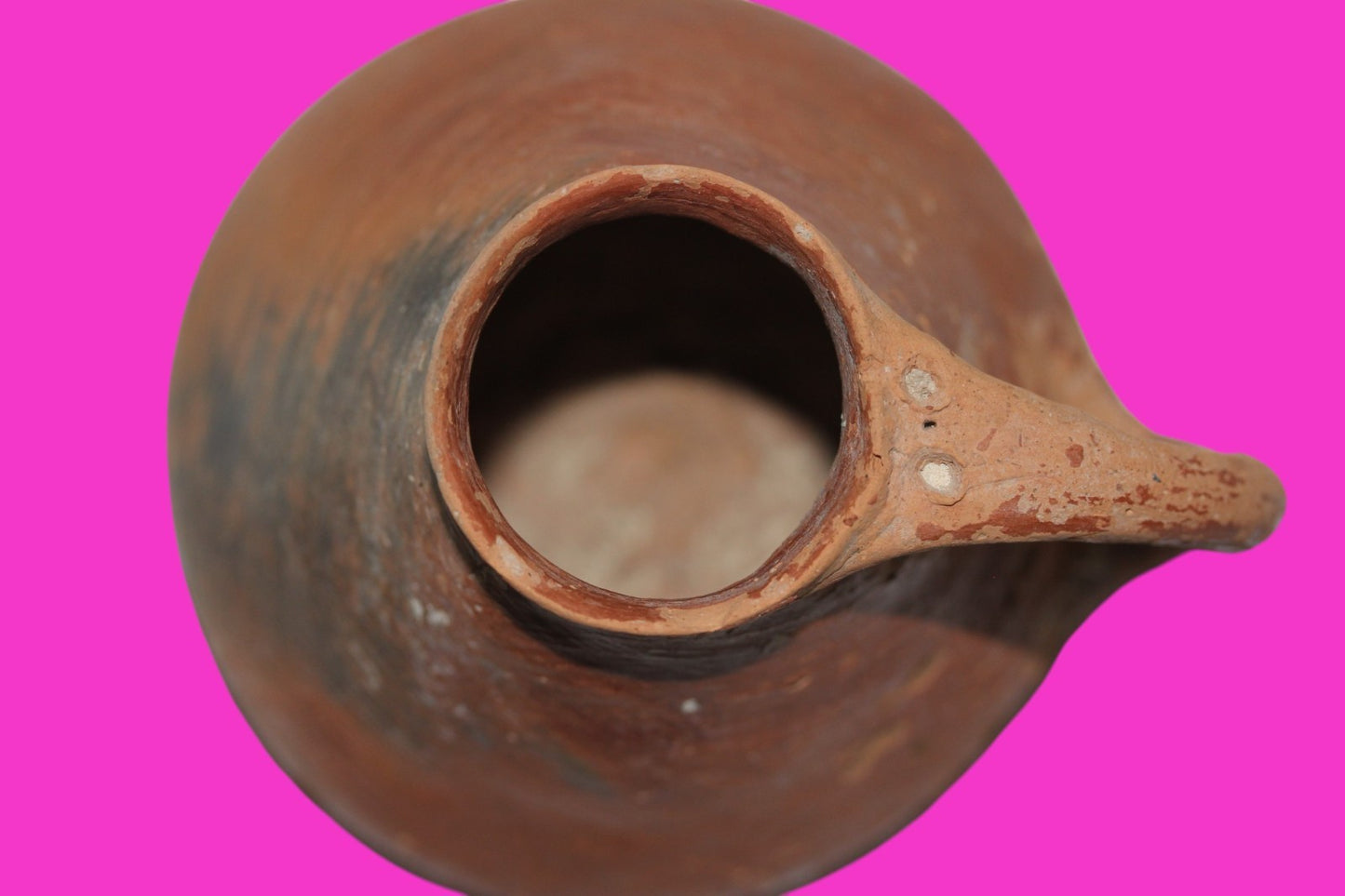 Holy Land Artifact Ancient From Time of Jesus Christ Jug 100BC-200AD COA J134