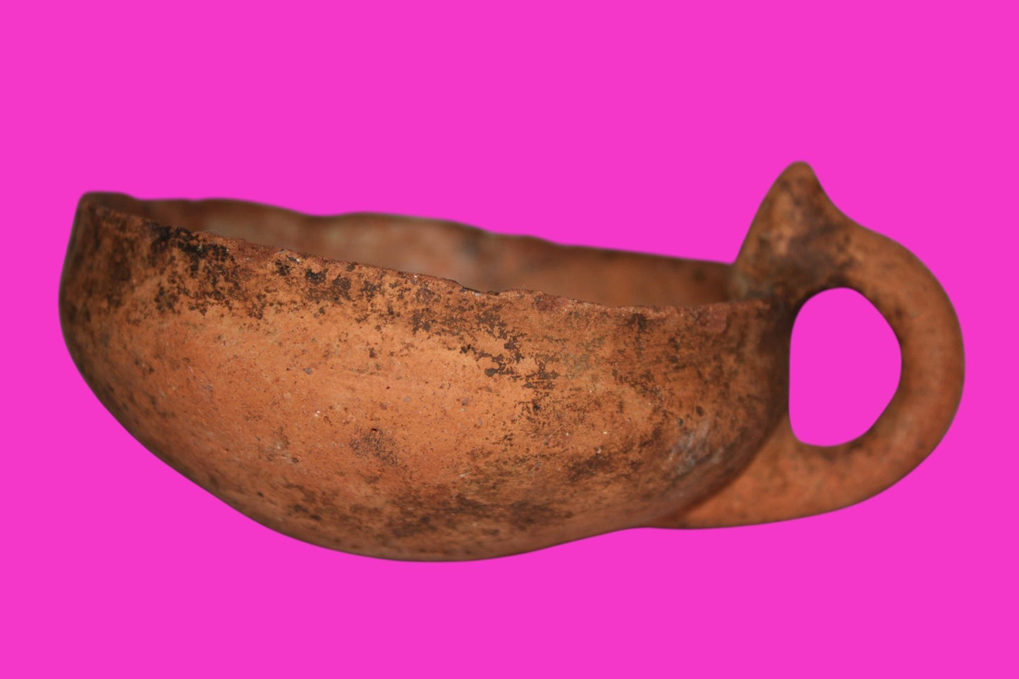 Ancient Holy Land Artifact 4000 Year Old Cup Time of Abraham 2000 BC COA J113