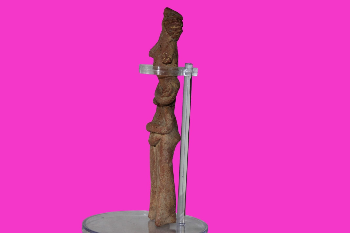 Pre Columbian Artifact 6 in Male Shaman Tomb Figure Colima Mexico 100BC COA 267