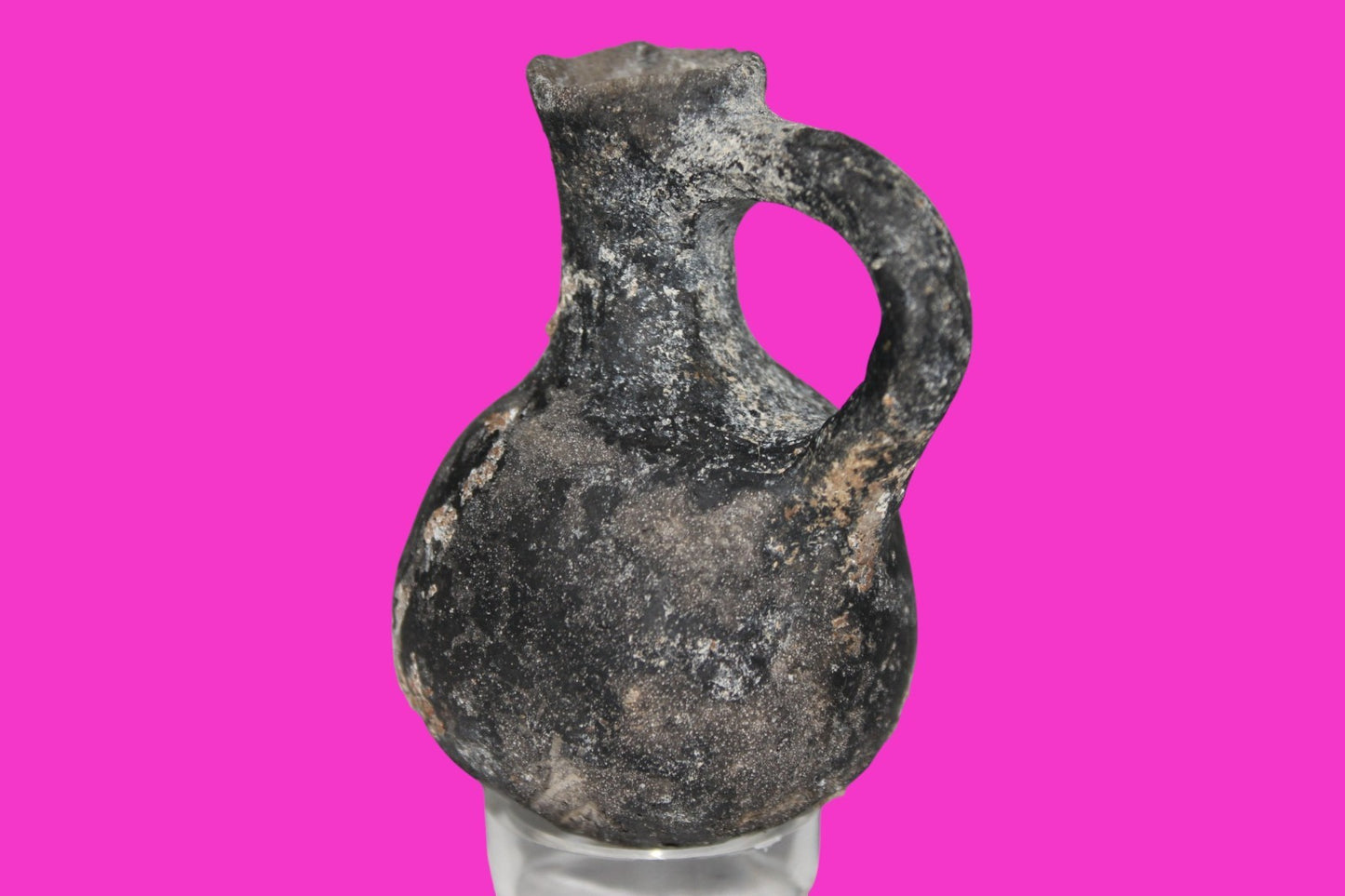 Ancient Holy Land Artifact King David Mini Jugglet Christ Home Land 1000BC COA 4