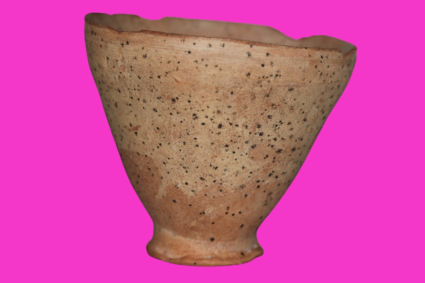 Holy Land Artifact Ancient 4000 Year Old Cup Time of Abraham 2000 BC COA J143