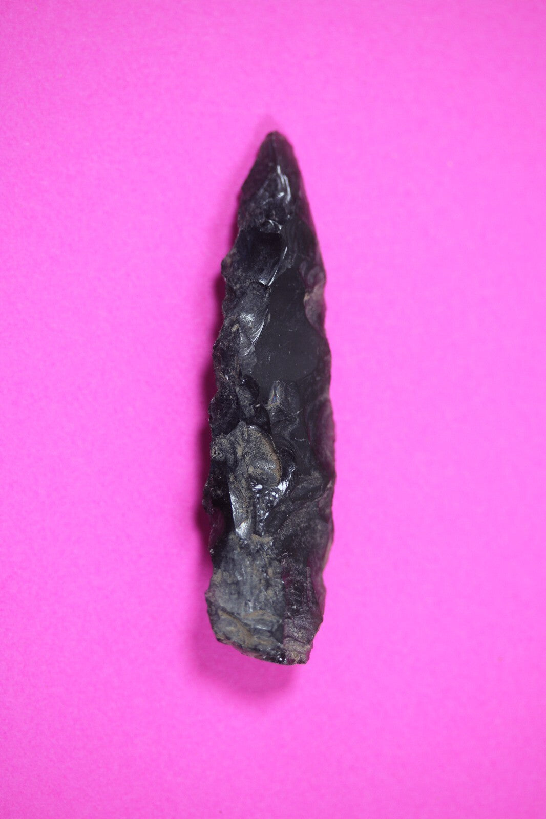 Authentic Pre Columbian Artifact Aztec Arrowhead Battle of Mexico City COA 49