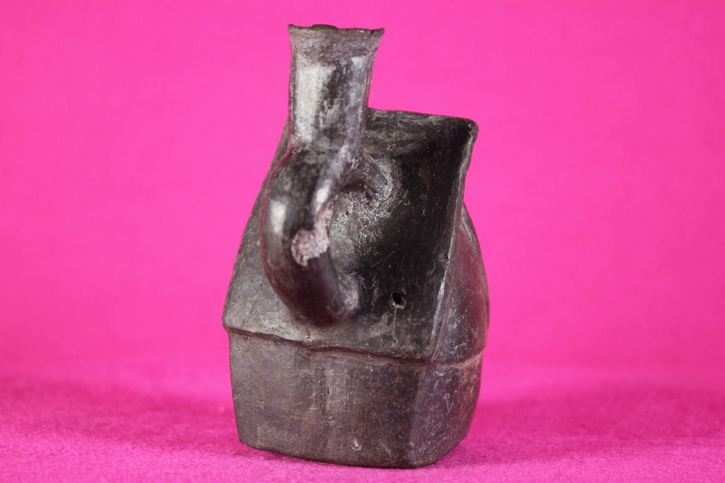 Pre Columbian Authentic Artifact House Stirrup Vessel Moche Peru COA J66