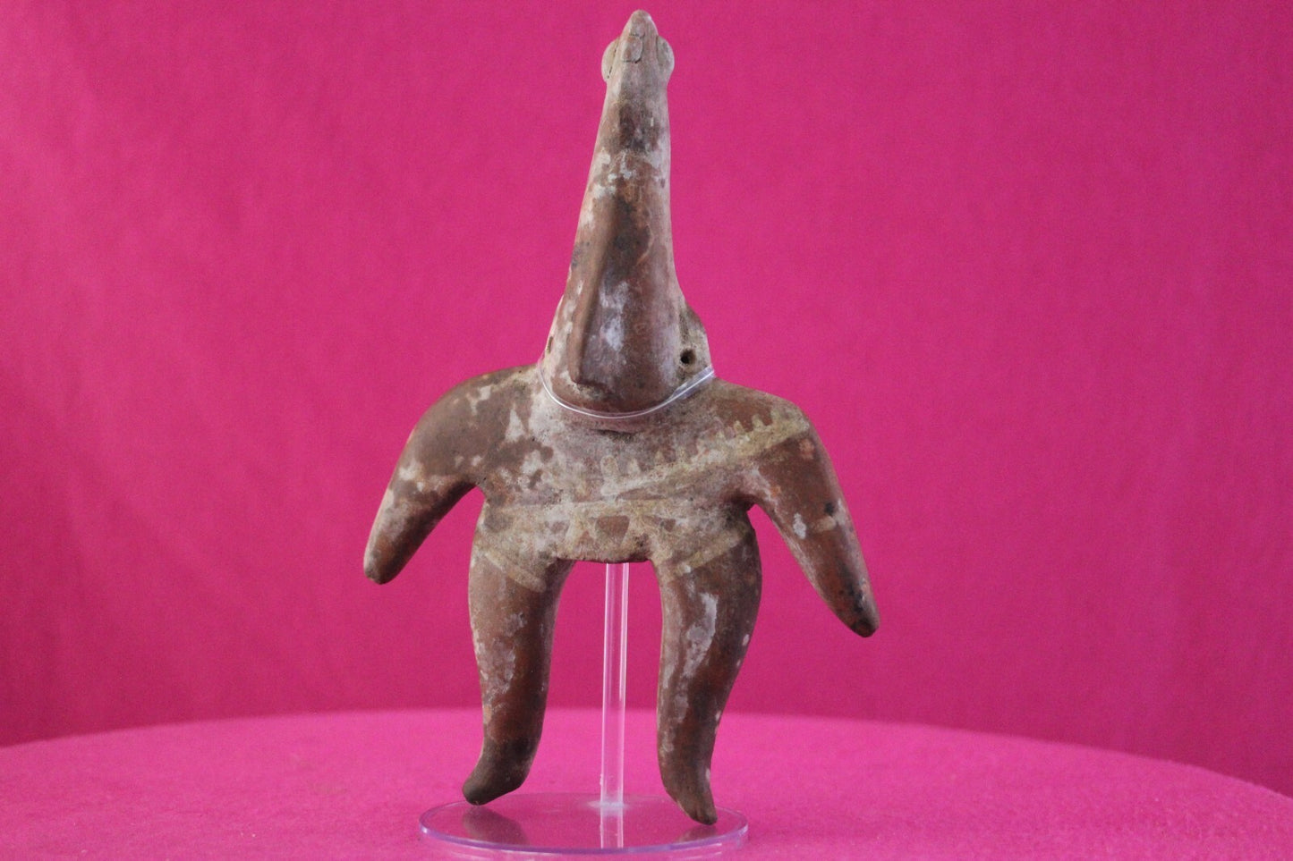 Authentic Pre Columbian Artifact Tomb Figure Colima Mexico 100 BC-250 AD COA 168