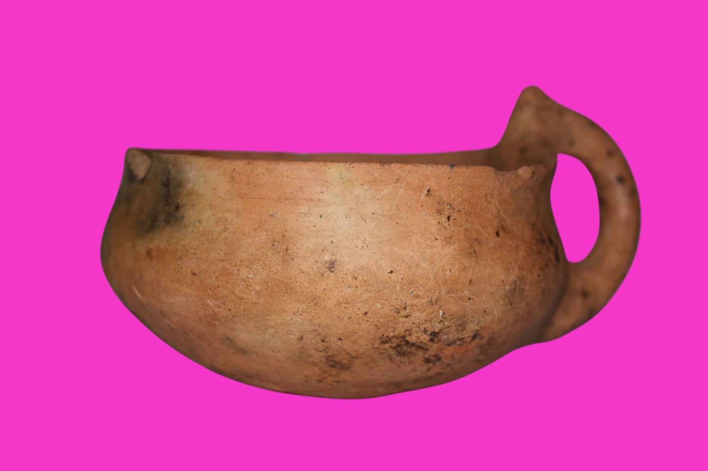 Ancient Holy Land Artifact 4000 Year Old Cup Time of Abraham 2000 BC COA J116