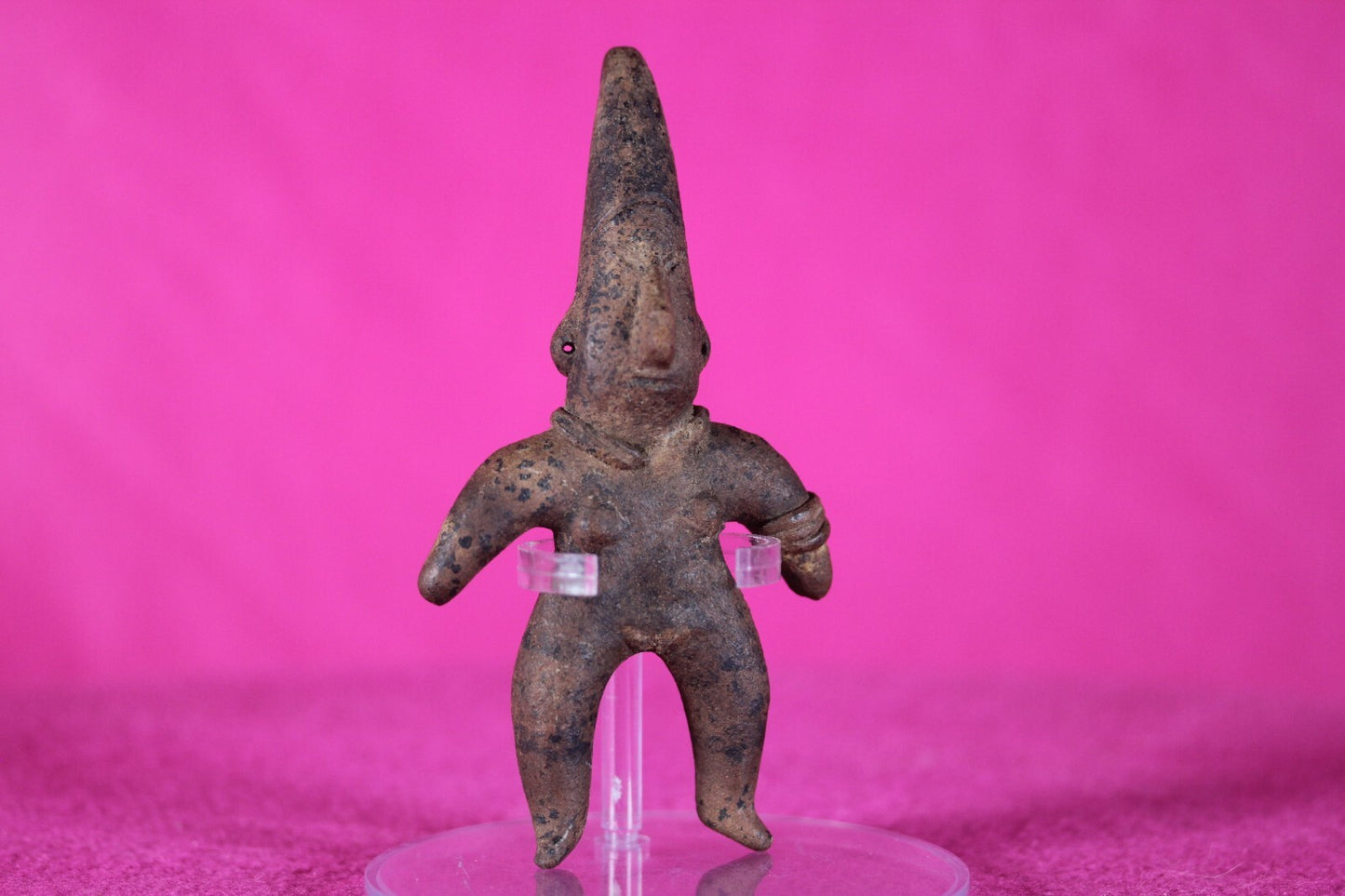 Authentic Pre Columbian Artifact Girl Figure Colima Mexico 100 BC-250 AD COA 138