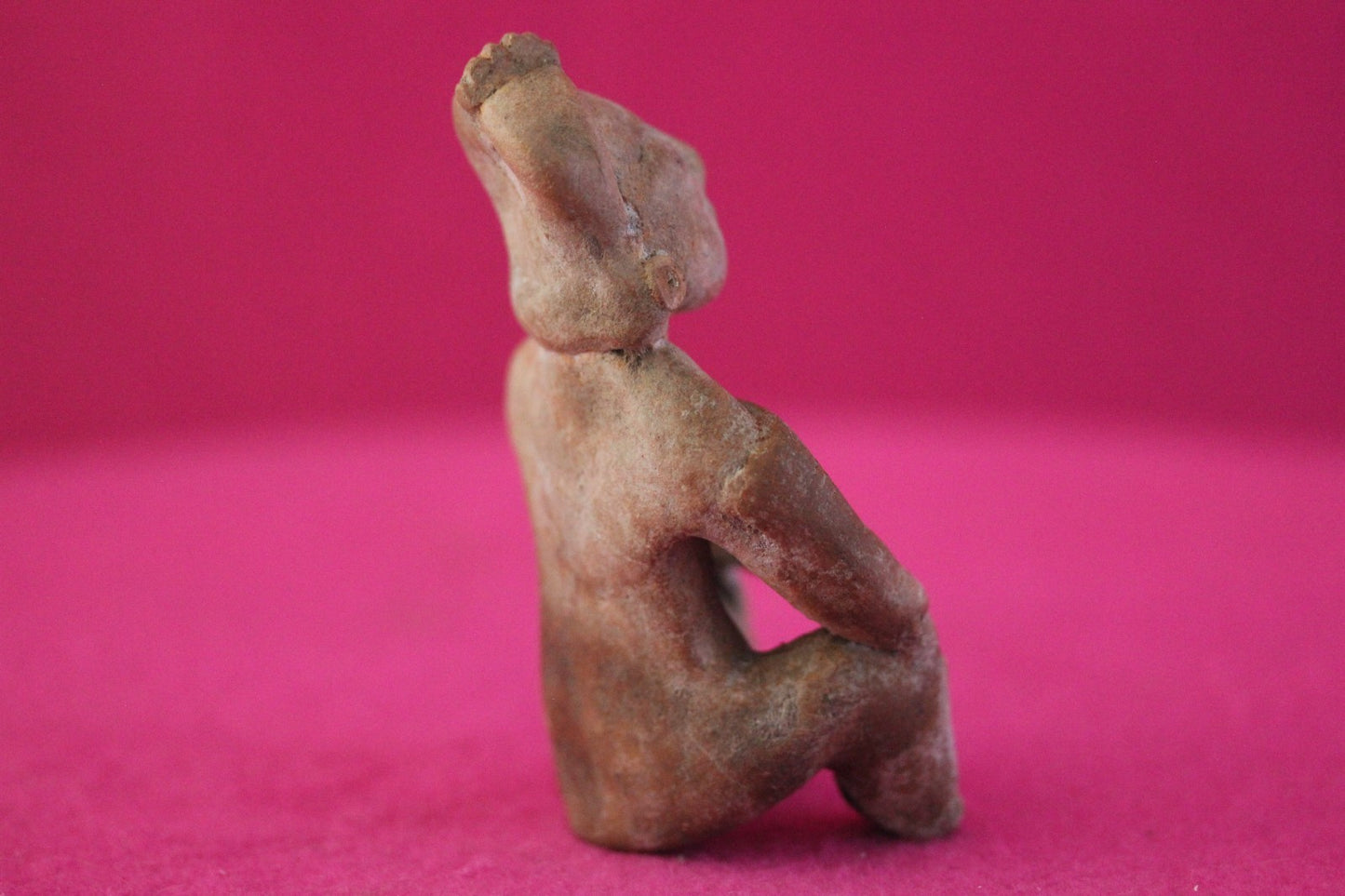 Authentic Pre Columbian Artifact Rare Skirted Tomb Figure Colima Mexico COA 180