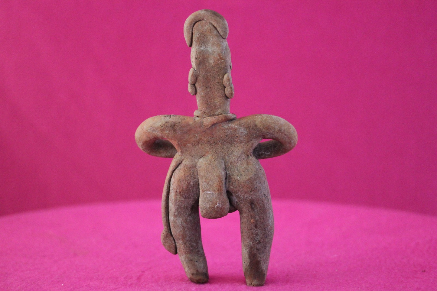 Pre Columbian Authentic Artifact Male Shaman Tomb Figure Colima Mexico COA 200