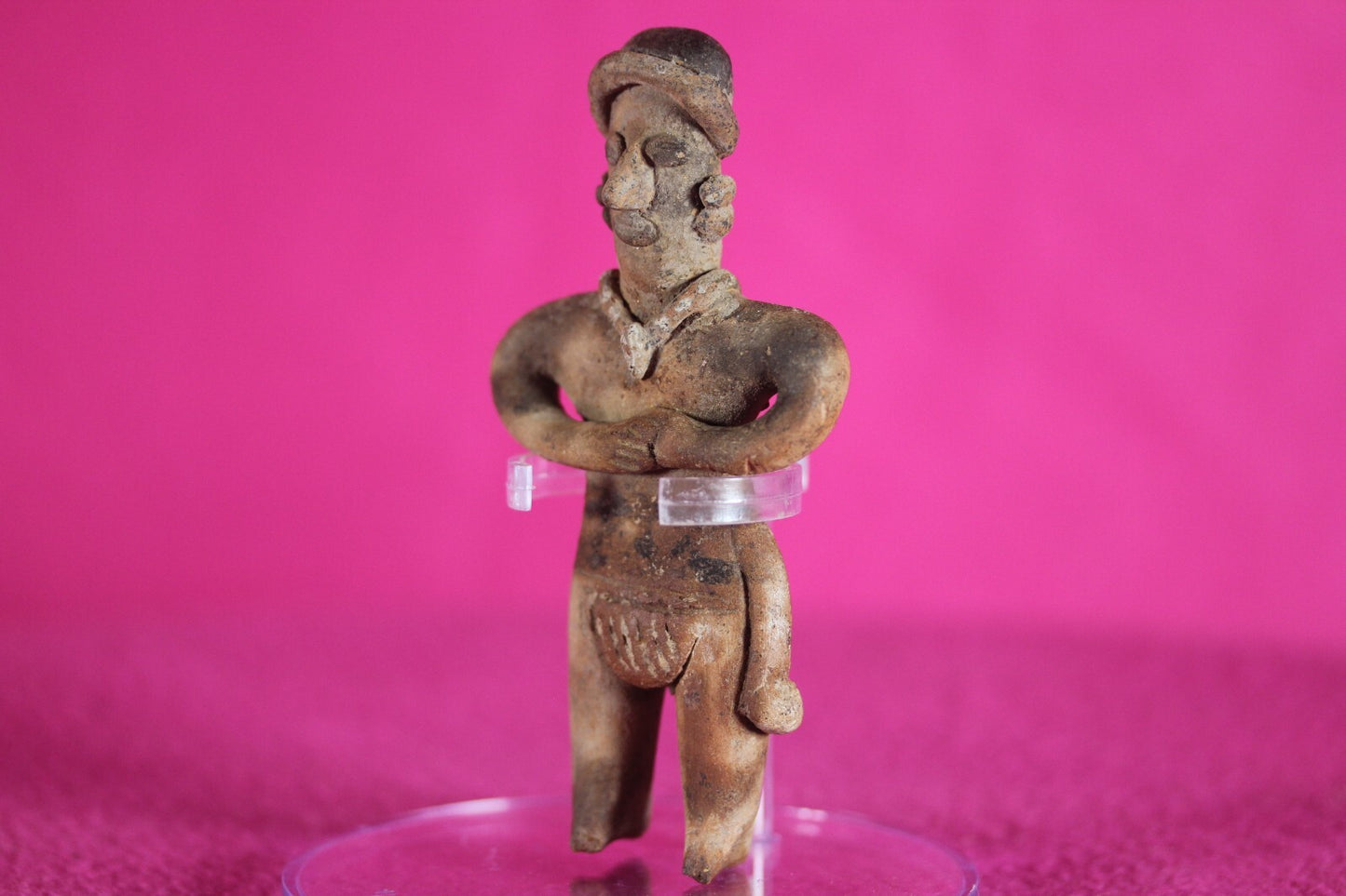 Authentic Pre Columbian Artifact Tomb Figure Colima Mexico 100 BC-250 AD COA 139