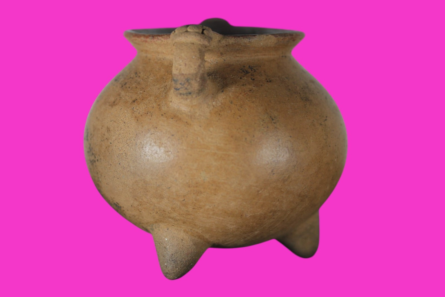 Authentic Pre Columbian Artifact  Tripod Bowl Nicoya Costa Rica 700 AD COA J07