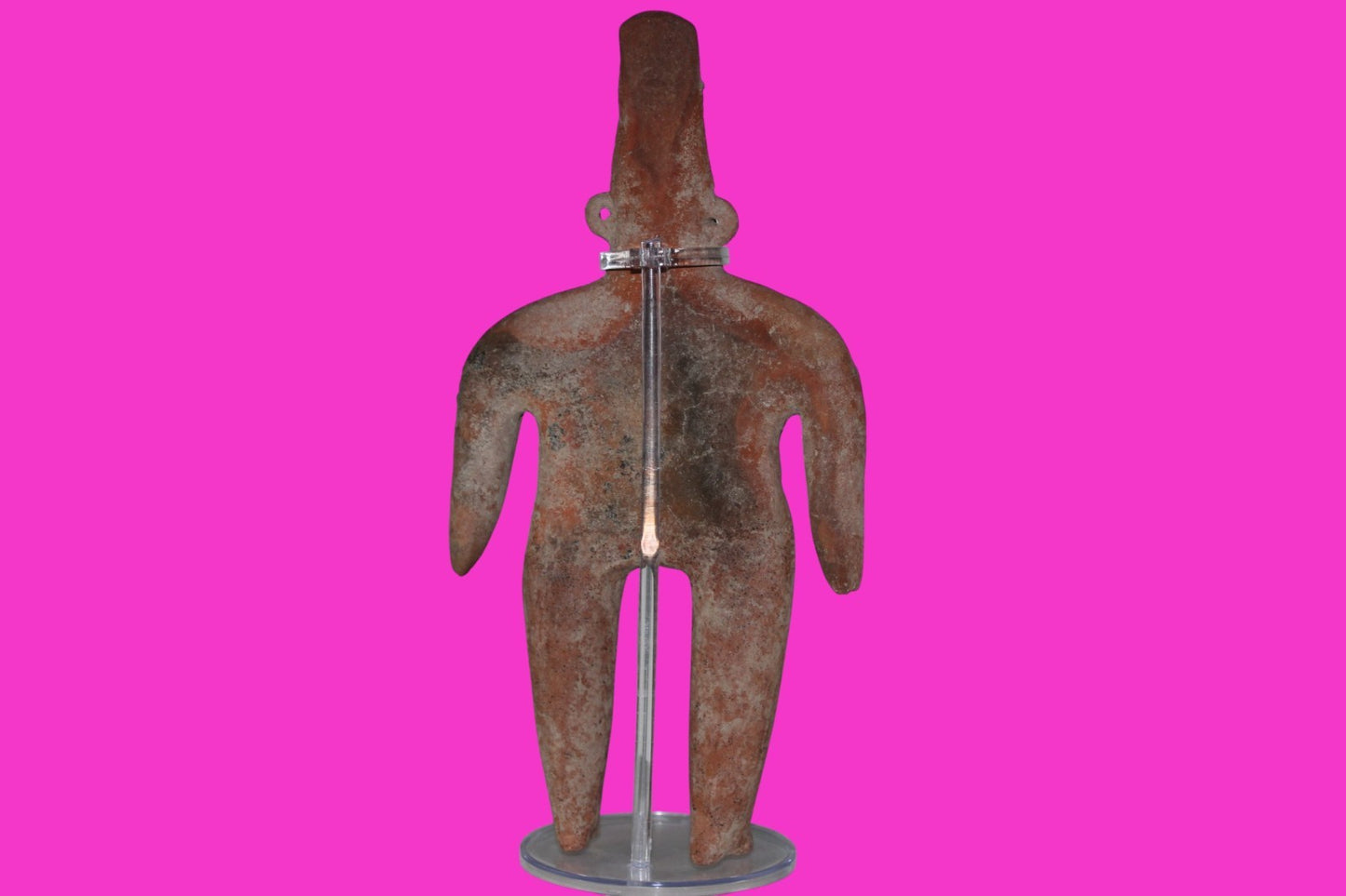 Pre Columbian Artifact Giant 10in Female Tomb Figure Colima Mexico 100BC COA 271