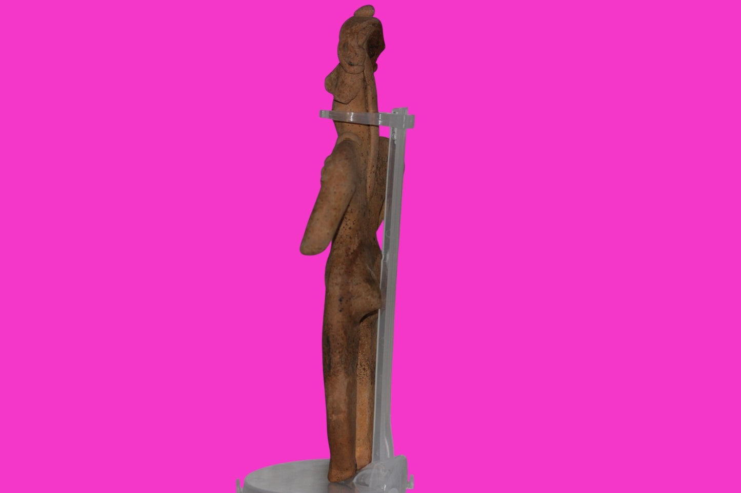 Pre Columbian Artifact BIG Female Shaman Tomb Figure Colima Mexico 100BC COA 237