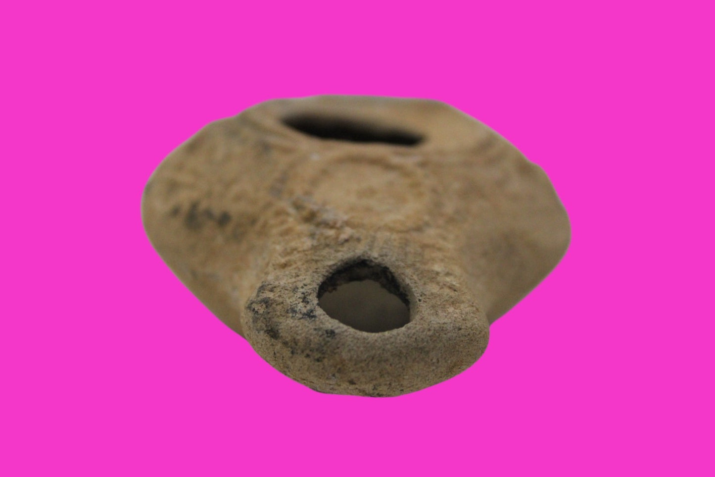Ancient Holy Land Oil Lamp Artifact From Jesus Christ Home Land 100-500AD COA 52