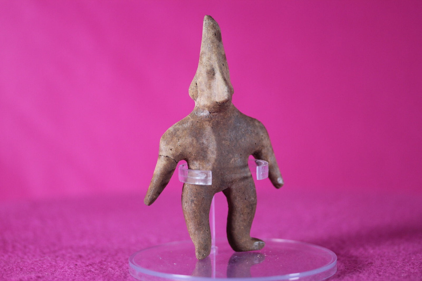 Authentic Pre Columbian Archaic Artifact Tomb Figure Colima Mexico 100BC COA 136