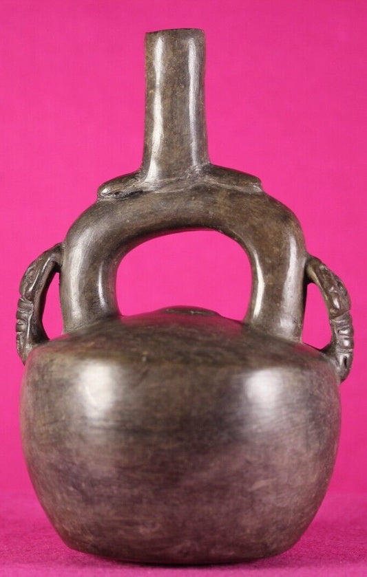 Pre Columbian Authentic Artifact Lobster  Pottery Jar 750-1375 AD Sican Peru J49