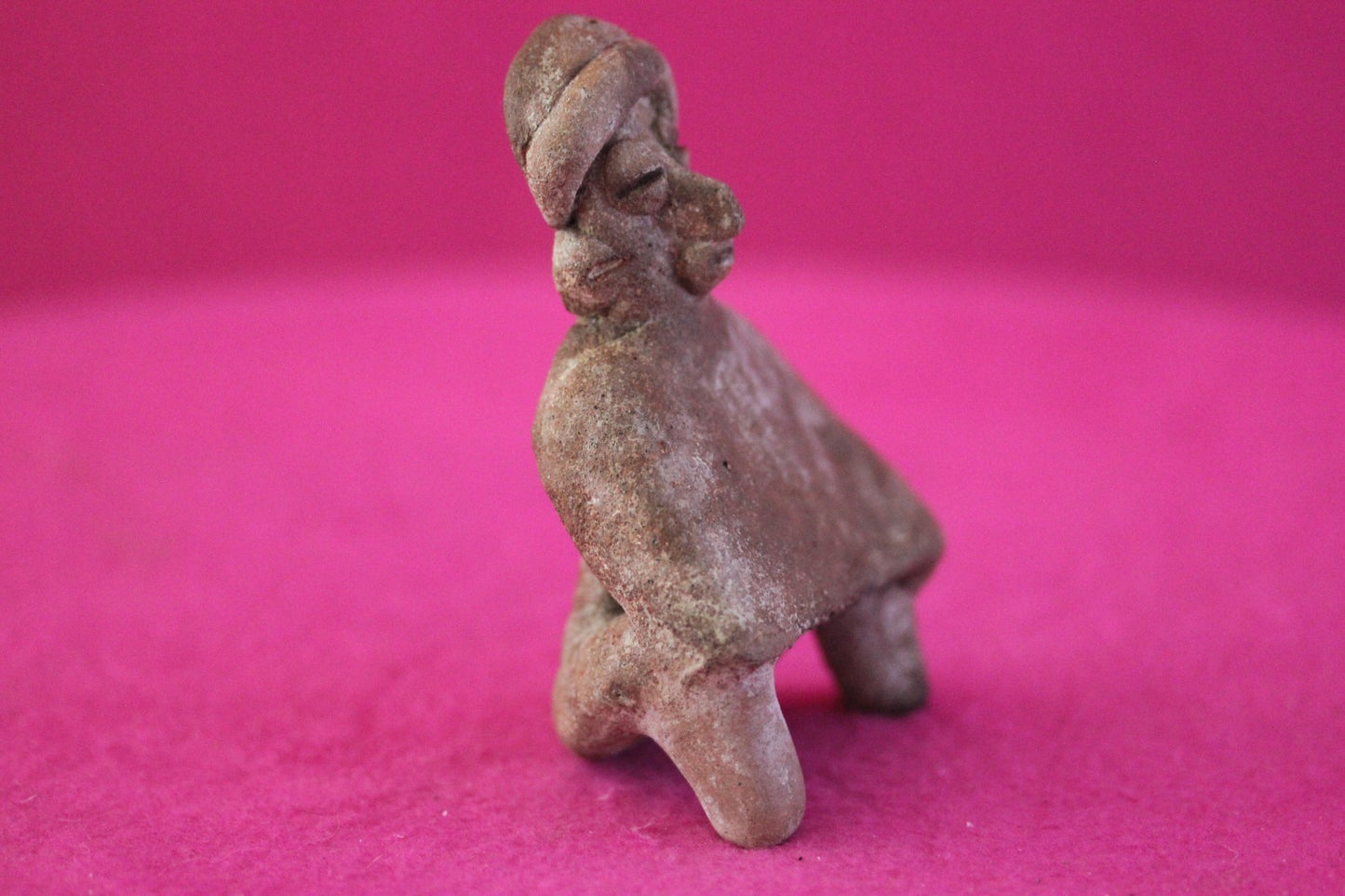 Authentic Pre Columbian Artifact Rare Skirted Tomb Figure Colima Mexico COA 185