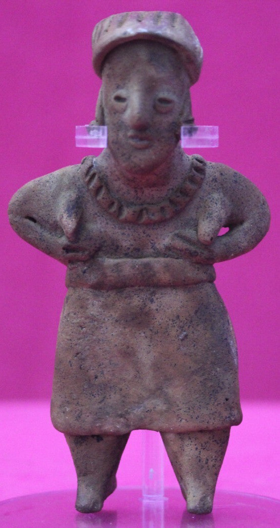 Pre Columbian Authentic Artifact Old Grandma Colima Mexico 100 BC-250 AD COA 151