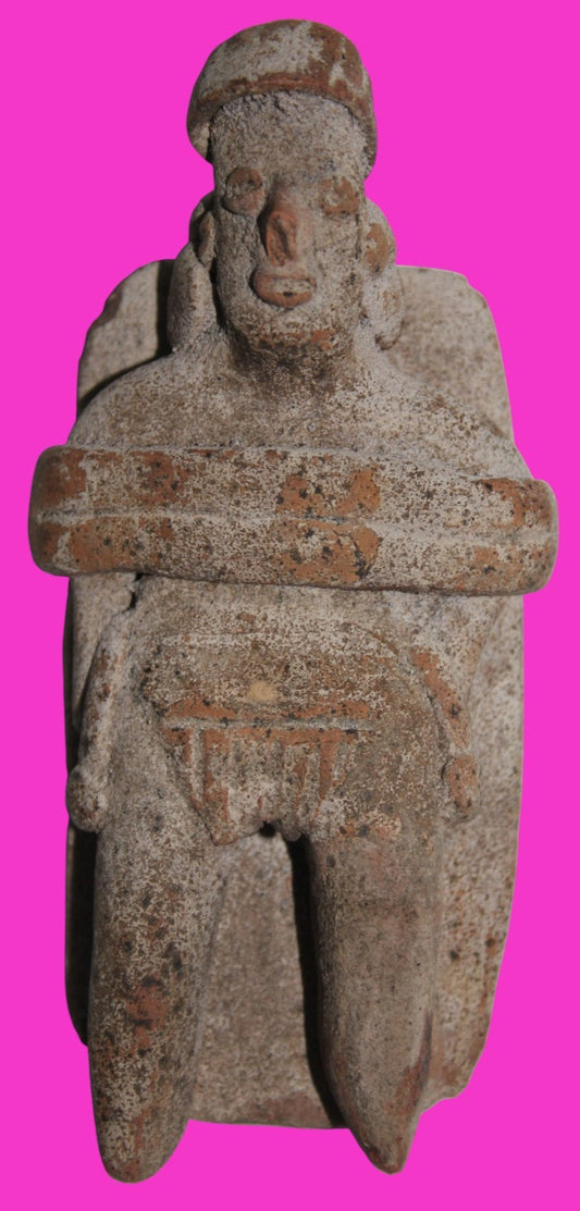 Pre Columbian Artifact Authentic Tomb Burial Figure Colima Mexico 100 BC COA 226