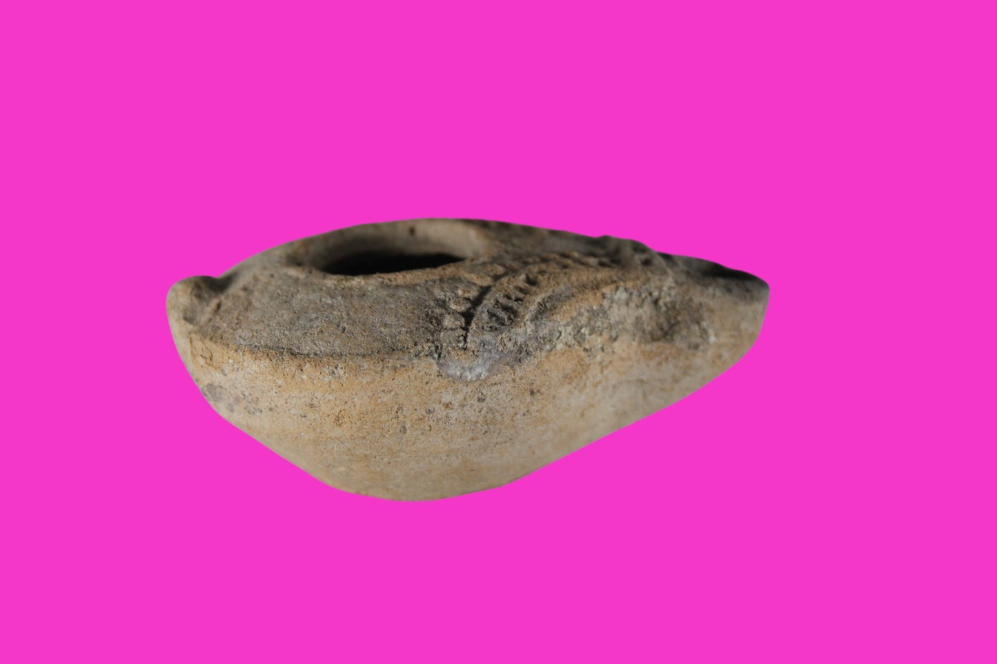 Holy Land Oil Lamp Ancient Artifact Jesus Christ Homeland 100BC-400AD COA 20