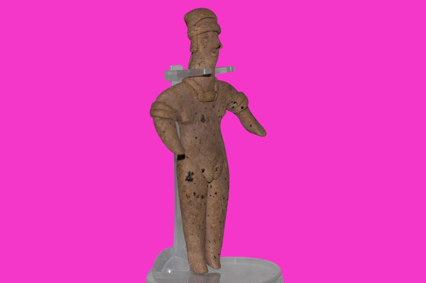 Pre Columbian Artifact 6 inch Female Tomb Figure Colima Mexico 100 BC COA 259