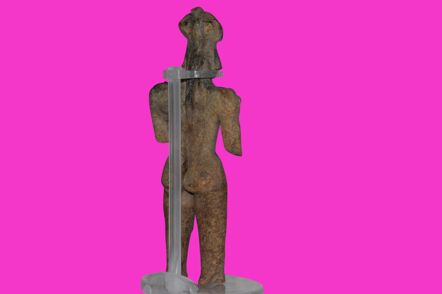 Pre Columbian Artifact 7 Inch Shaman Tomb Figure Colima Mexico 100 BC COA 238