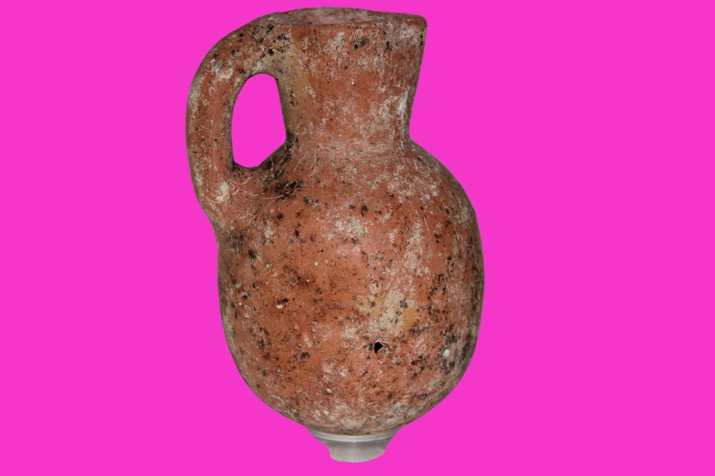 Ancient Holy Land Artifact Jug From Time of Jesus Christ 100 BC - 100 AD COA 16
