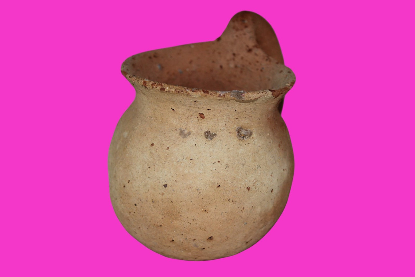 Time Of Abraham Holy Land Artifact Ancient 4000 Year Old Cup 2000 BC COA 25