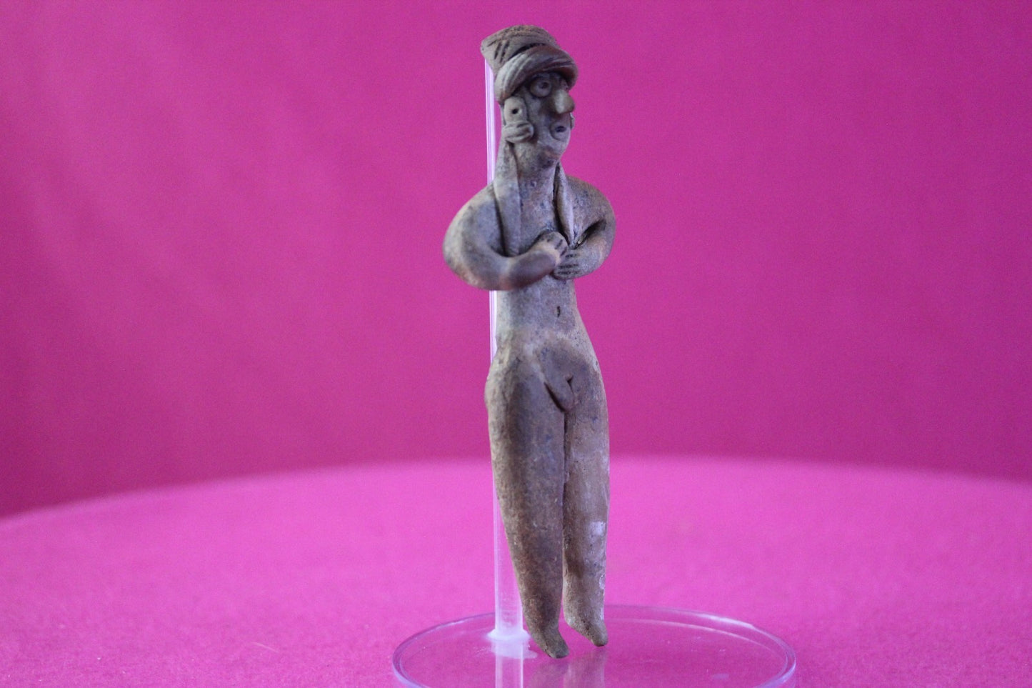 Pre Columbian Artifact Authentic Pretty Lady Tomb Figure Colima Mexico COA 204