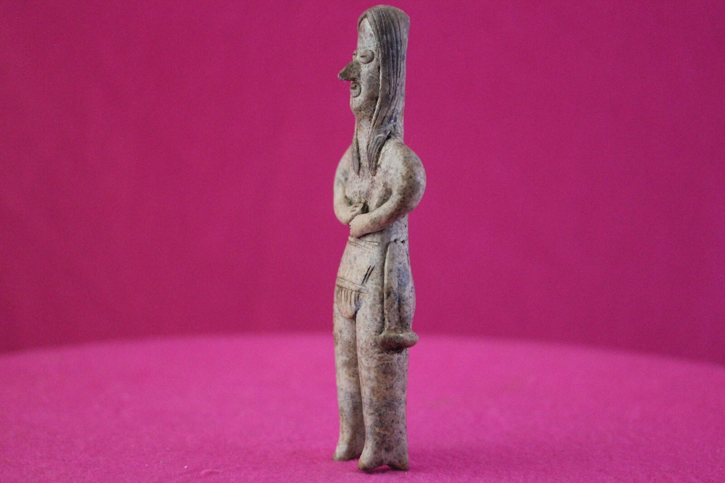 Authentic Pre Columbian Artifact Tomb Figure Colima Mexico 100 BC-250 AD COA 167