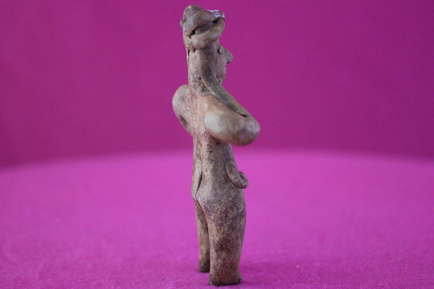 Authentic Pre Columbian Artifact Tomb Figure Colima Mexico 100 BC-250 AD COA 175