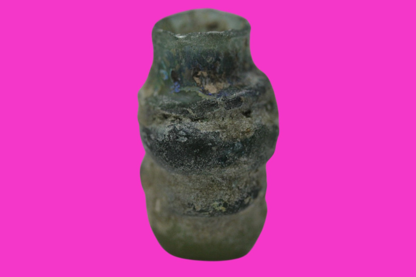 Authentic Persian Artifact Glass Bottle 900-1000 AD Silk Road Hoard COA J27