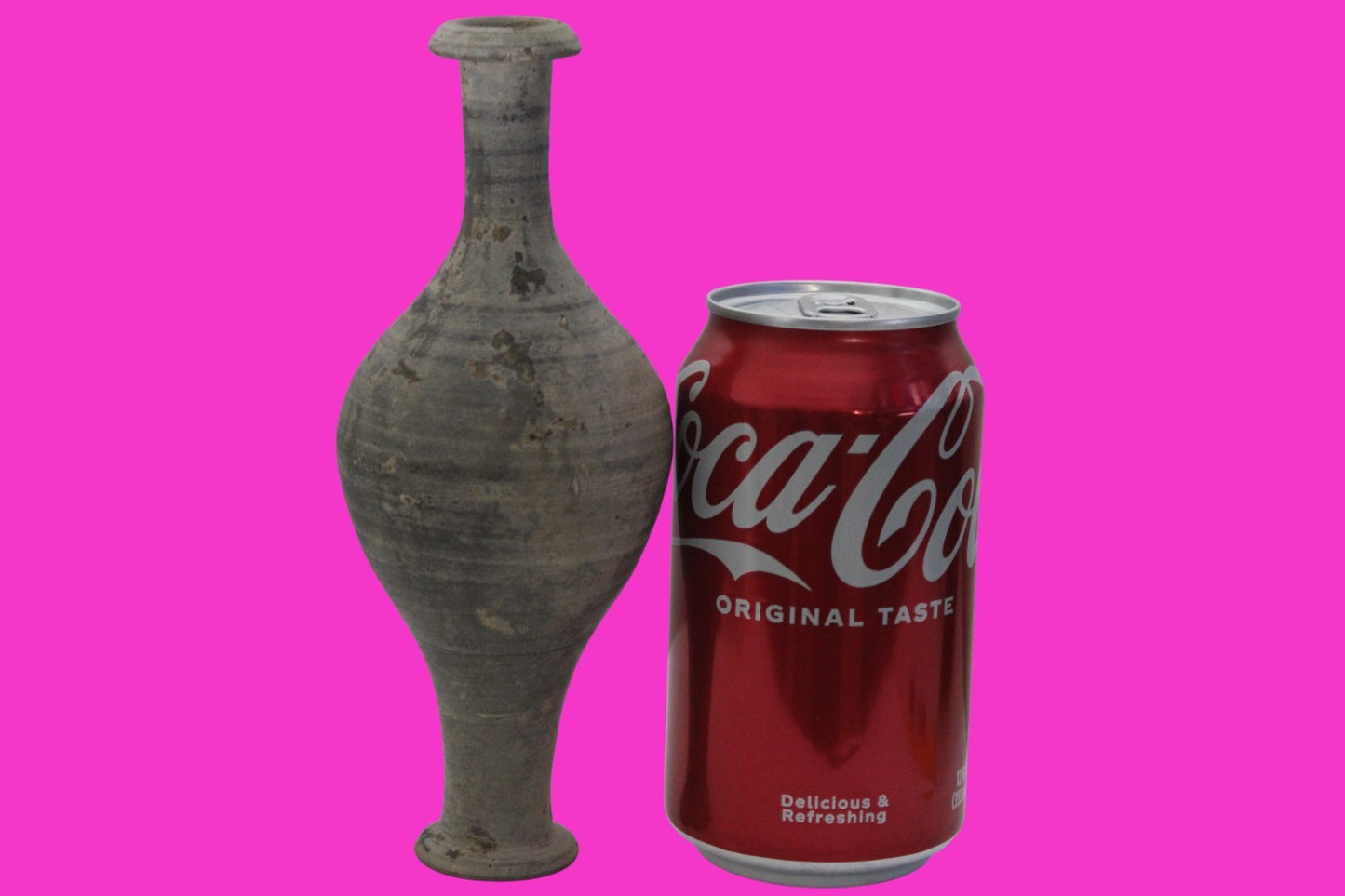 Holy Land Artifact Authentic Ancient Rare Spindle Amphora 300 to 100 BC COA J25