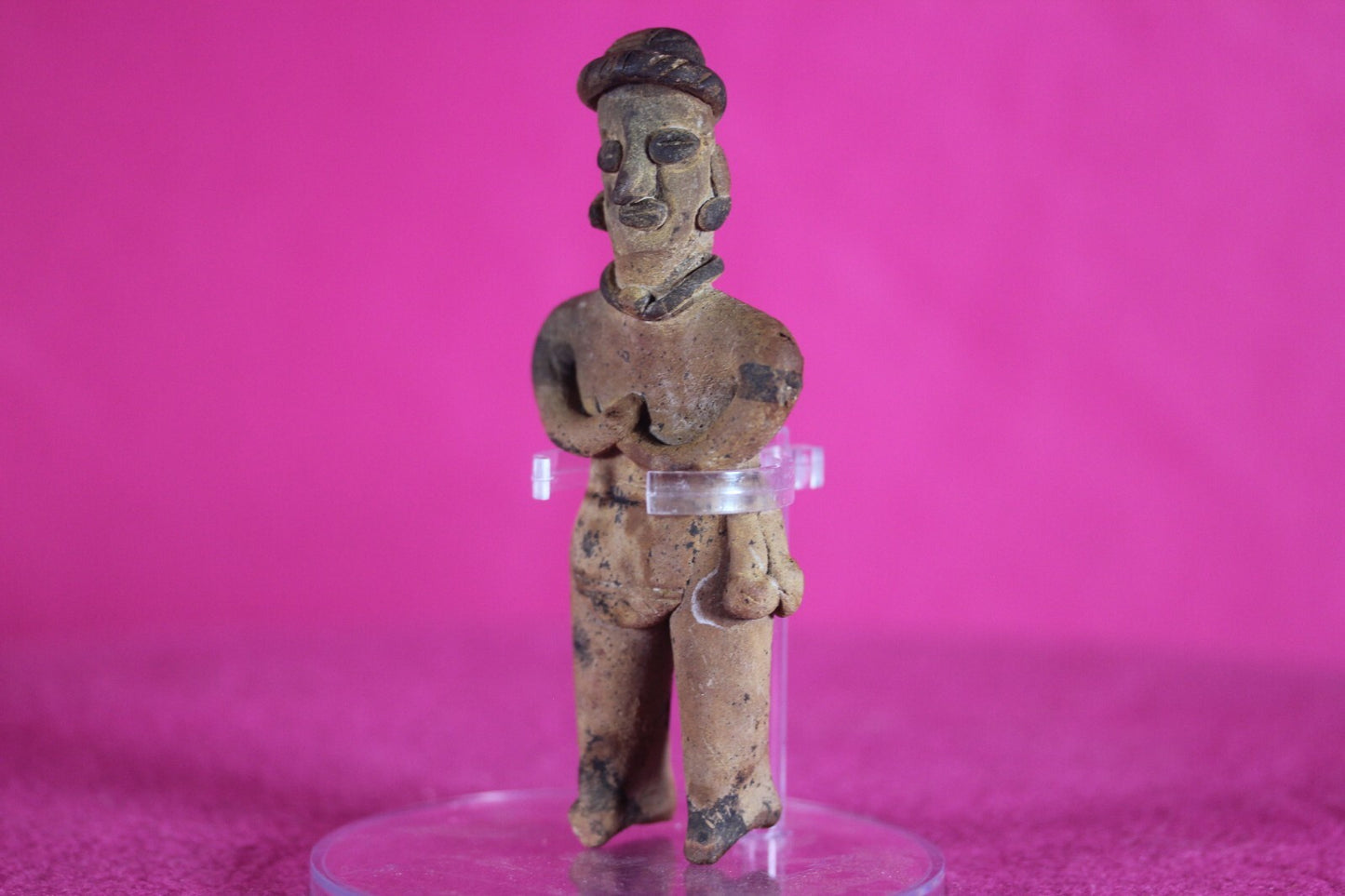 Authentic Pre Columbian Artifact Tomb Figure Colima Mexico 100 BC-250 AD COA 141