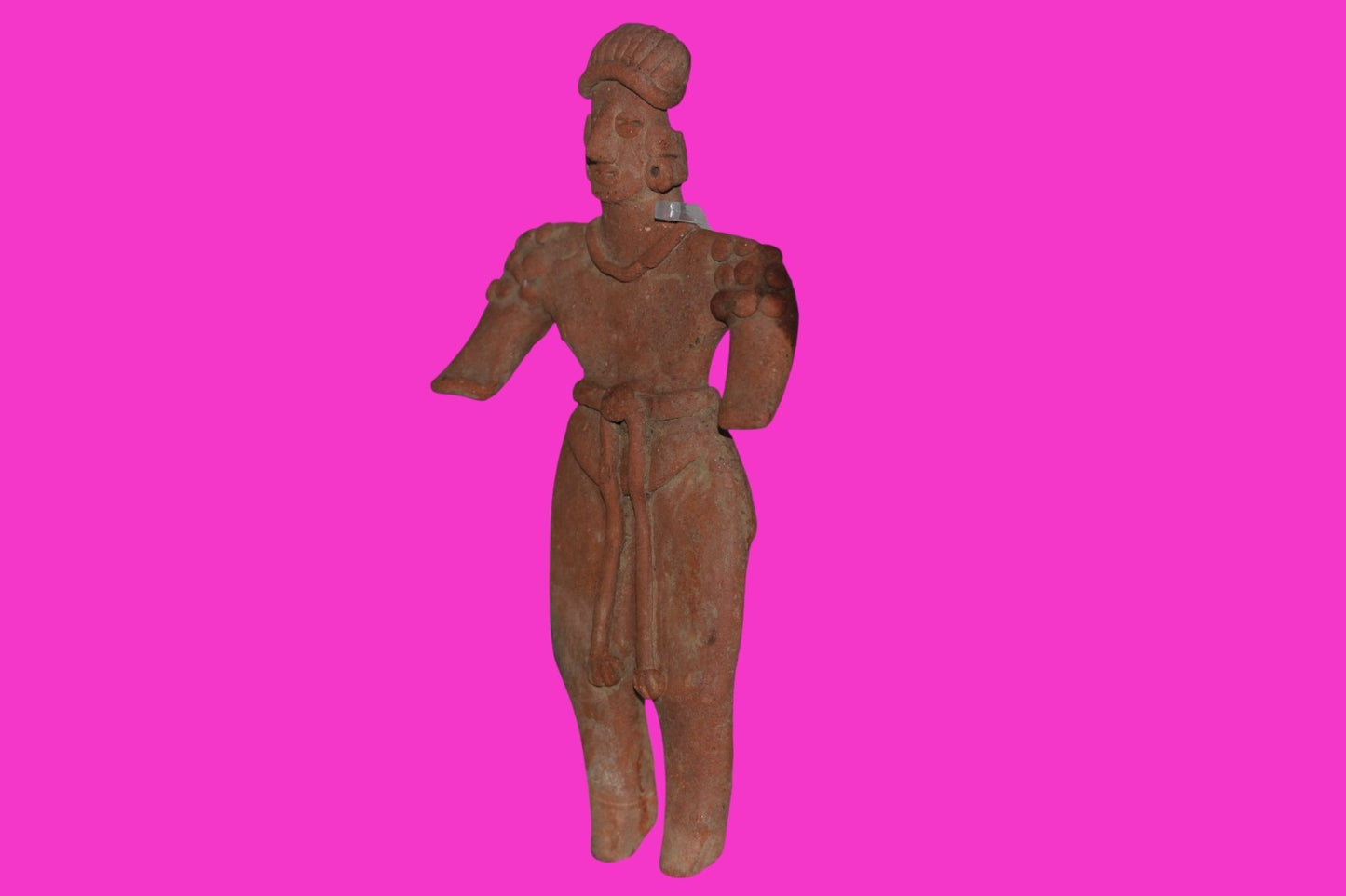 Pre Columbian Artifact 6 Inch Shaman Tomb Figure Colima Mexico 100 BC COA 239