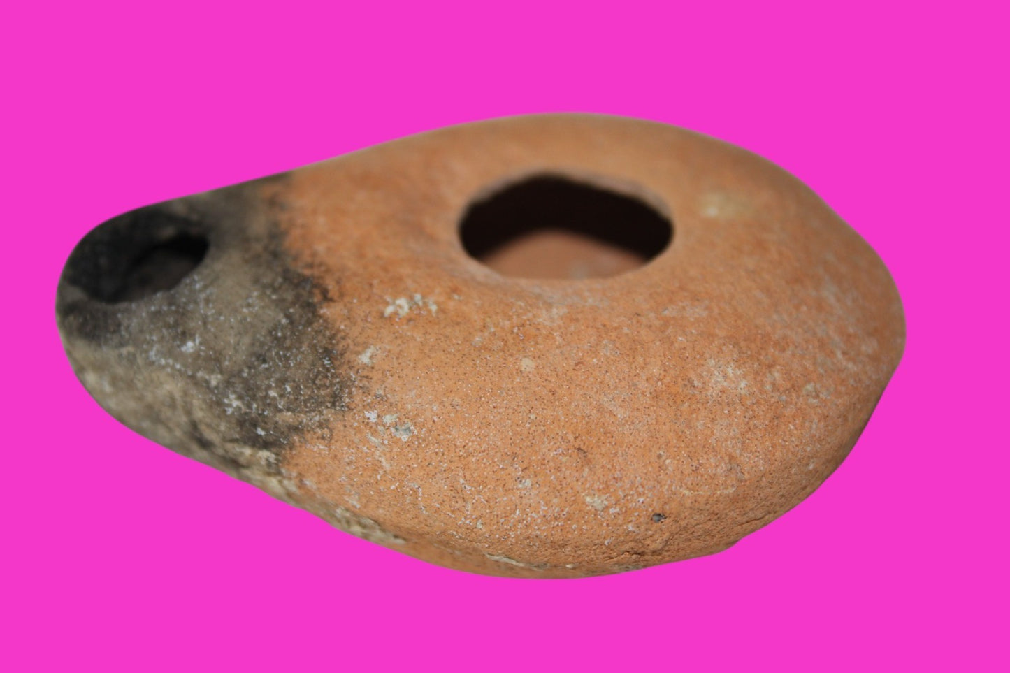 Ancient Holy Land Oil Lamp Artifact Jesus Christ Home Land 100BC-100AD COA 49