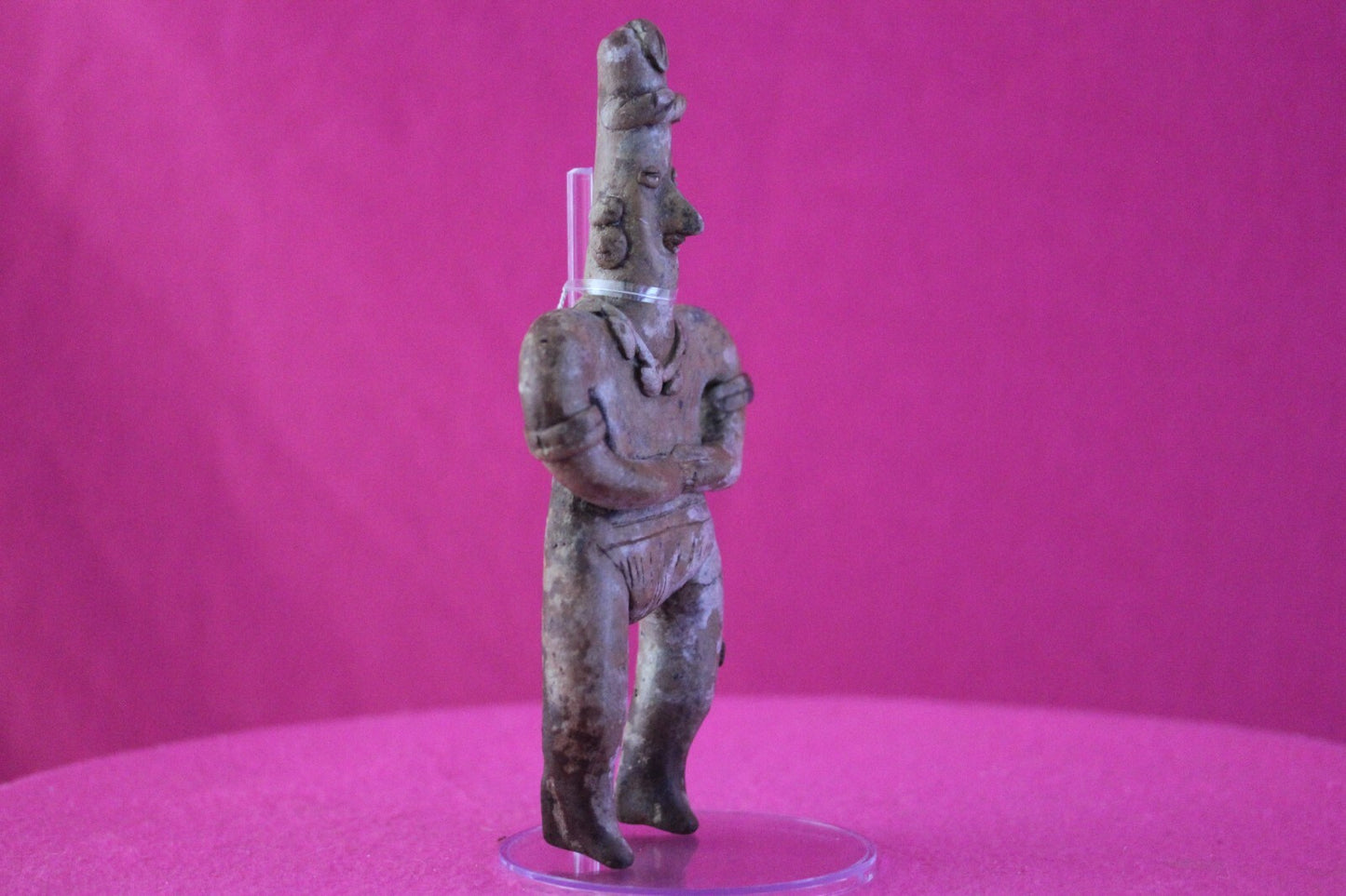 Authentic Pre Columbian Artifact Tomb Figure Colima Mexico 100 BC-250 AD COA 158