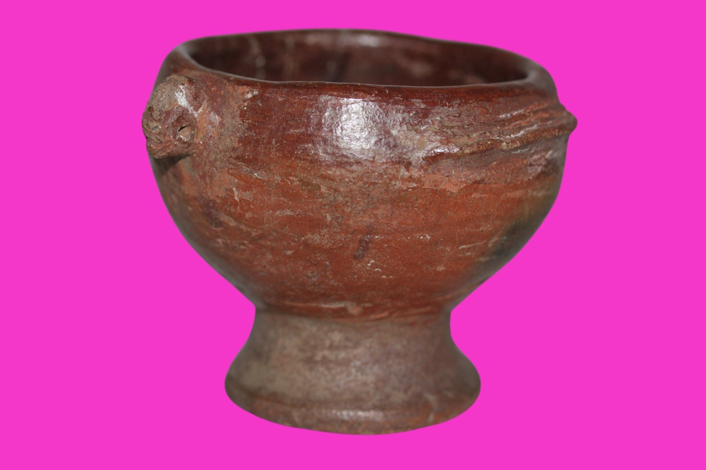 Pre Columbian Artifact Authentic Pedestal Bowl Watershed Costa Rica COA J97