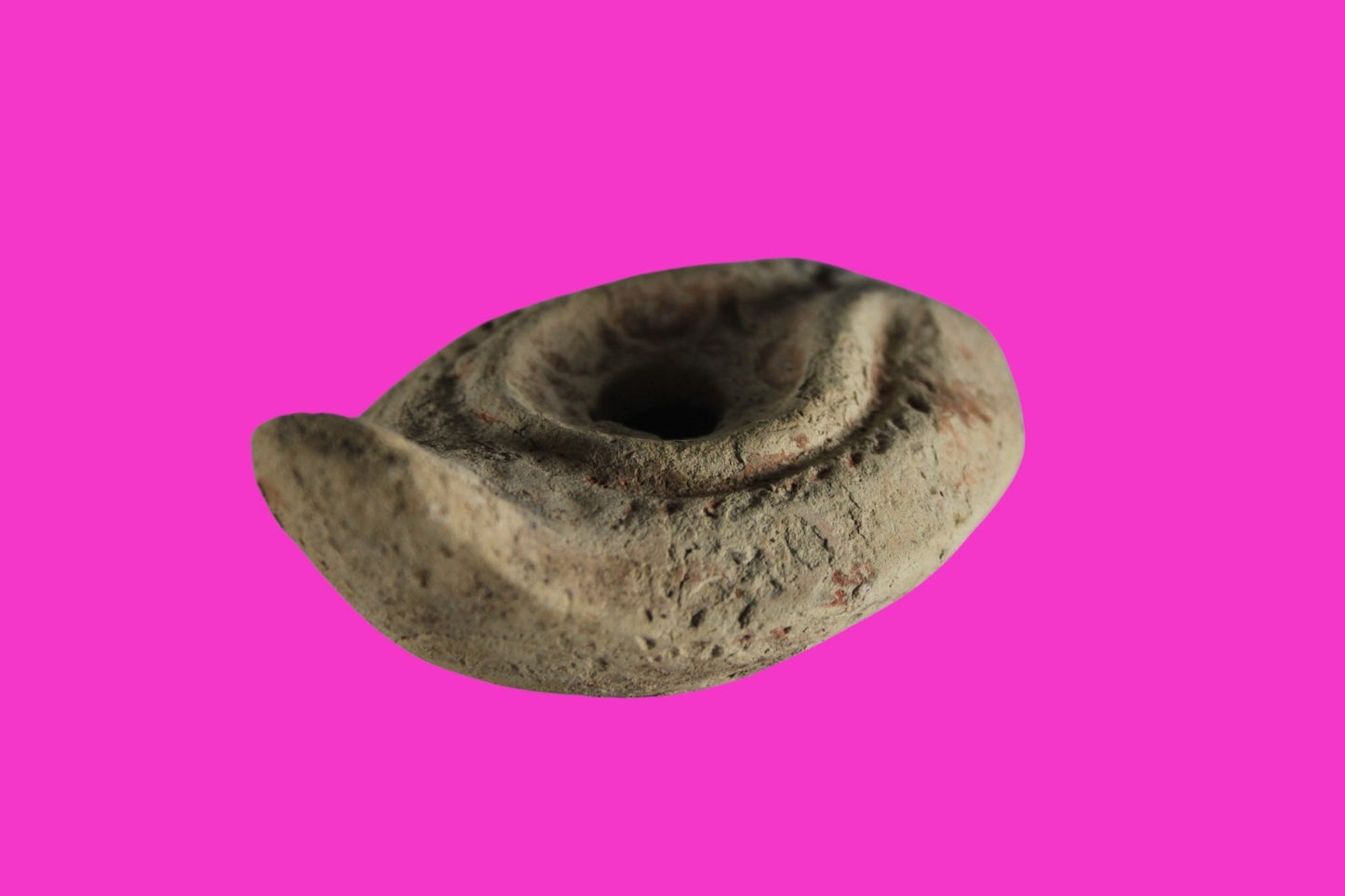 Ancient Holy Land Oil Lamp Artifact From Jesus Christ Homeland 400-500AD COA 28