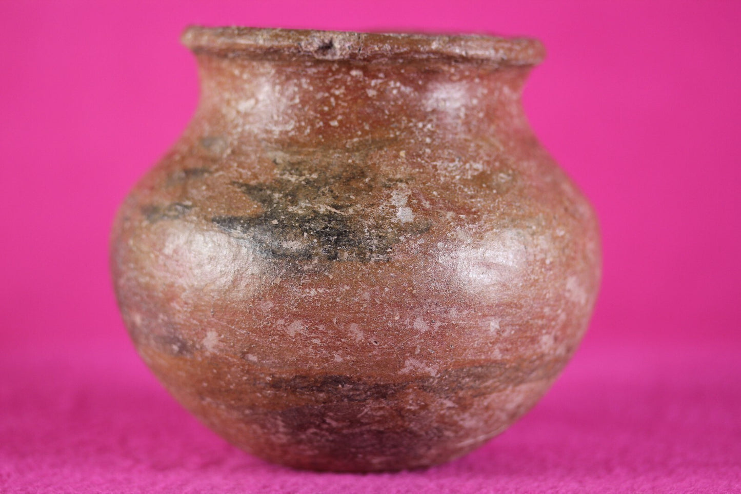 Pre Columbian Artifact Colima 300 BC-300 AD Red Jar Guaranteed Authentic COA J57