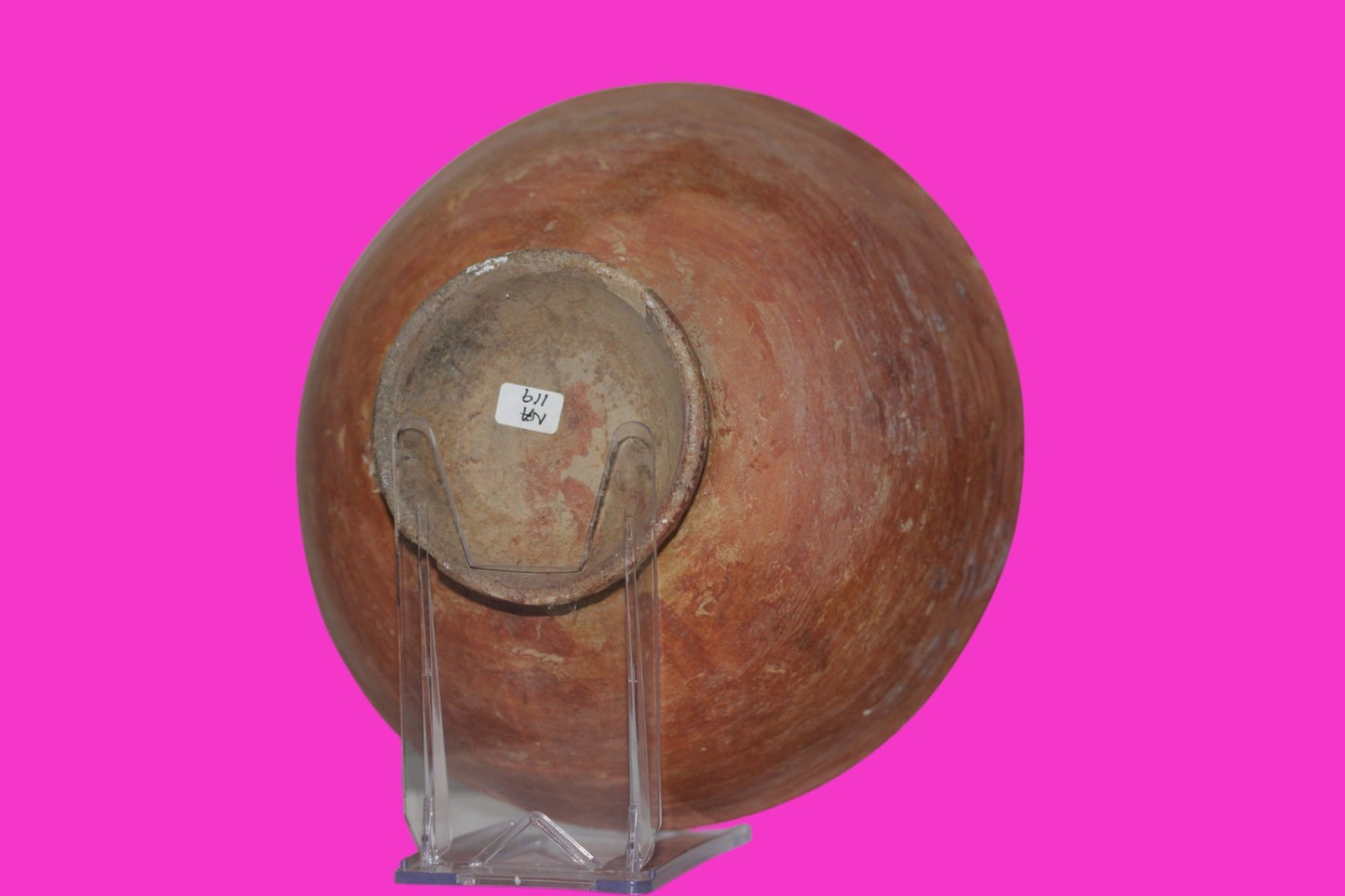 Authentic Pre Columbian Artifact Pedestal Bowl Nazca Peru 500 to 800 AD COA J53