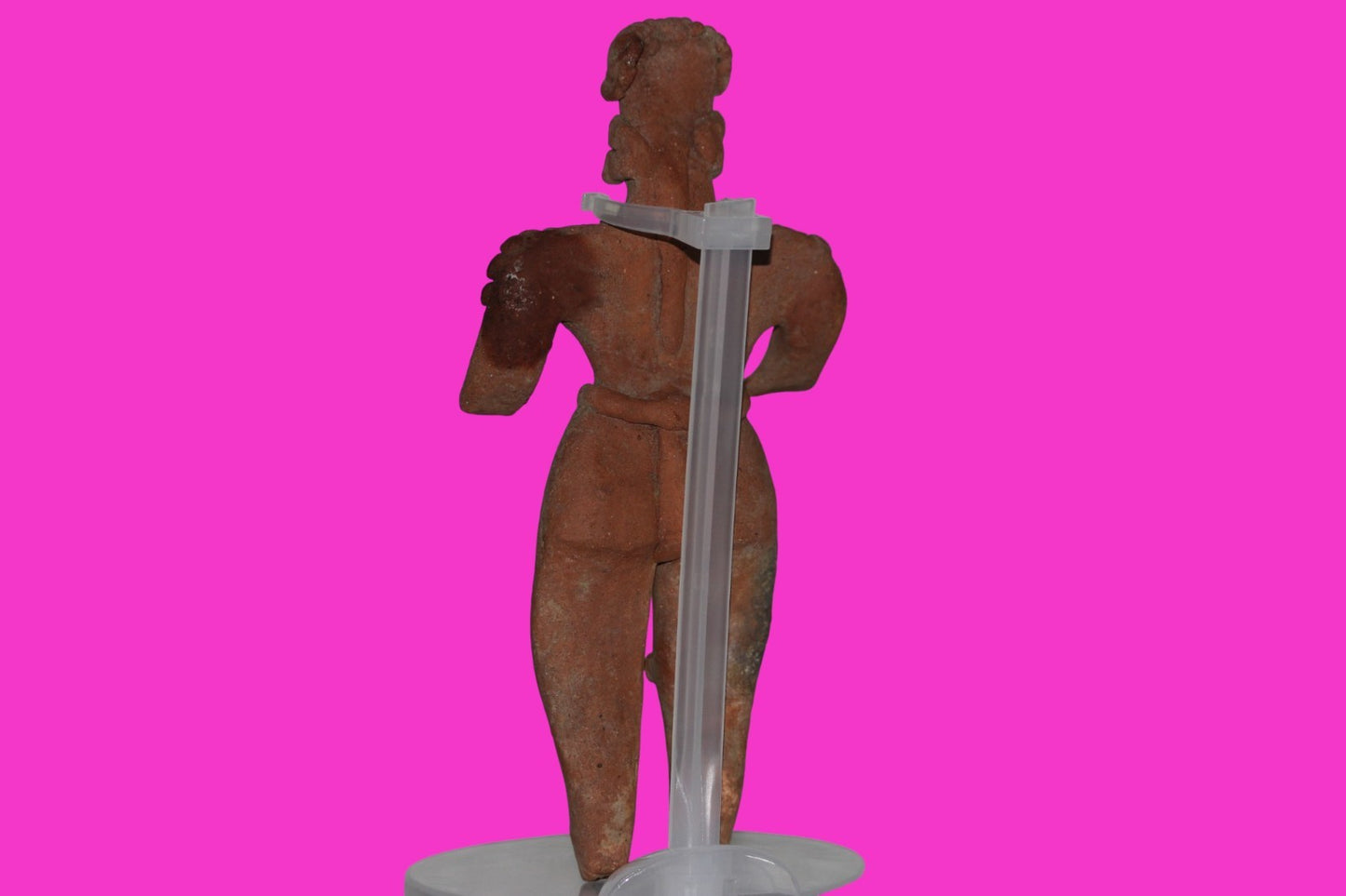 Pre Columbian Artifact 6 Inch Shaman Tomb Figure Colima Mexico 100 BC COA 239