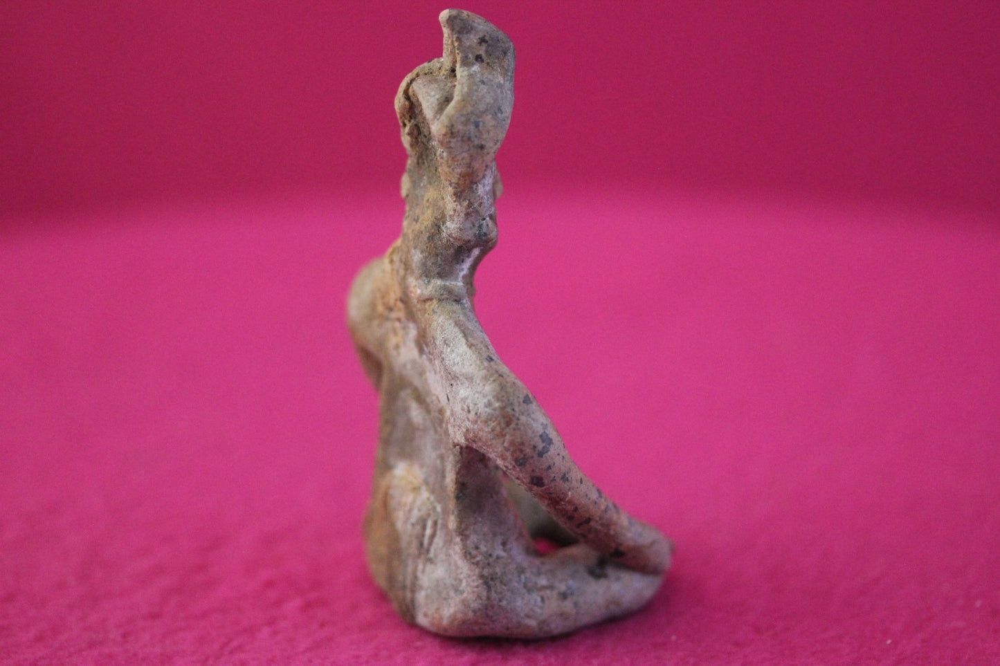 Authentic Pre Columbian Artifact Male Seated Tomb Figure Colima Mexico COA 192